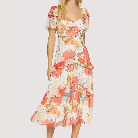 Lost + Wander Dresses & Skirts - Lost and Wonder Garden Of Gaia Midi dress